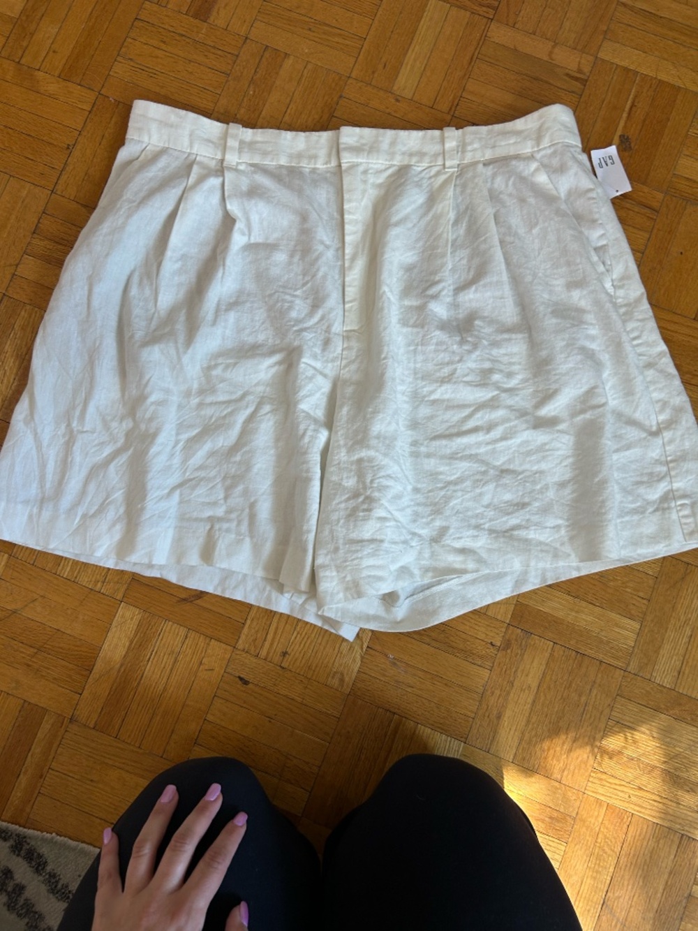 Gap pleated linen shorts * accepting offers